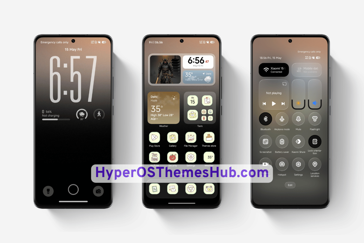 Silent-3 HyperOS Theme for Xiaomi, REDMI, & POCO 2 HyperOSThemesHub.com 31 Silent-3 HyperOS Theme