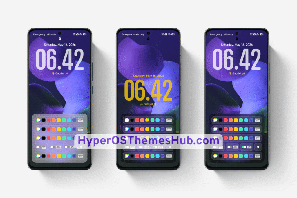 Gabriel HyperOS Theme for Xiaomi, REDMI, & POCO 4 HyperOSThemesHub.com 36 Gabriel HyperOS Theme
