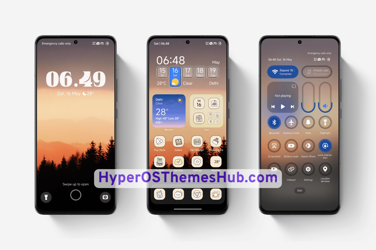 Normal-3 HyperOS Theme for Xiaomi, REDMI, & POCO 2 HyperOSThemesHub.com 48 Normal-3 HyperOS Theme
