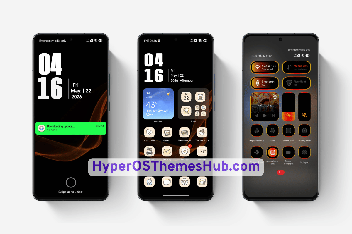 STOP-3A HyperOS Theme for Xiaomi, REDMI, & POCO 2 HyperOSThemesHub.com 68 STOP-3A HyperOS Theme