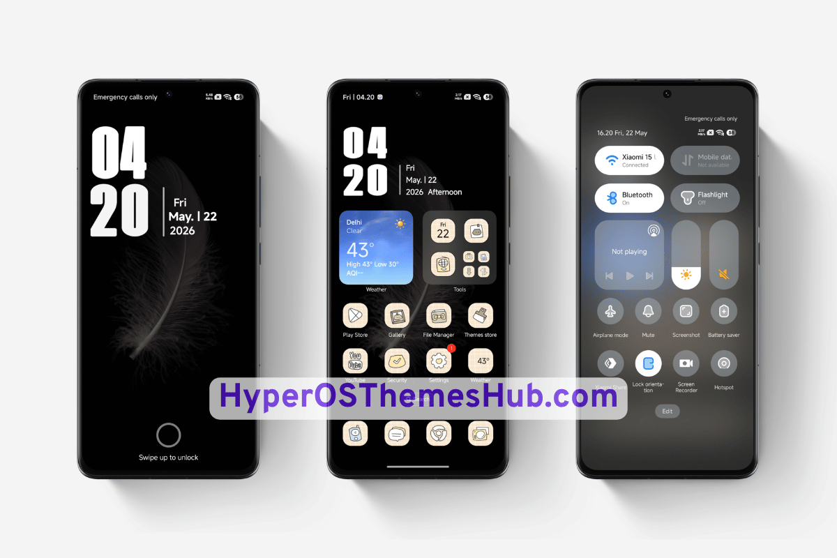 STOP-3 HyperOS Theme for Xiaomi, REDMI, & POCO 2 HyperOSThemesHub.com 75 STOP-3 HyperOS Theme