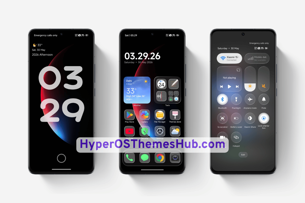 Poo-Glass3 HyperOS Theme for Xiaomi, REDMI, & POCO 2 HyperOSThemesHub.com 83 Poo-Glass3 HyperOS Theme