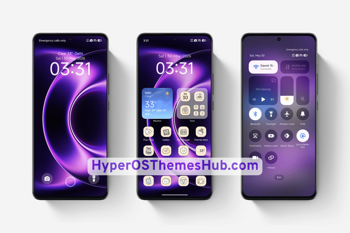 Bawaan HyperOS Theme for Xiaomi, REDMI, & POCO 2 HyperOSThemesHub.com 85 Bawaan HyperOS Theme