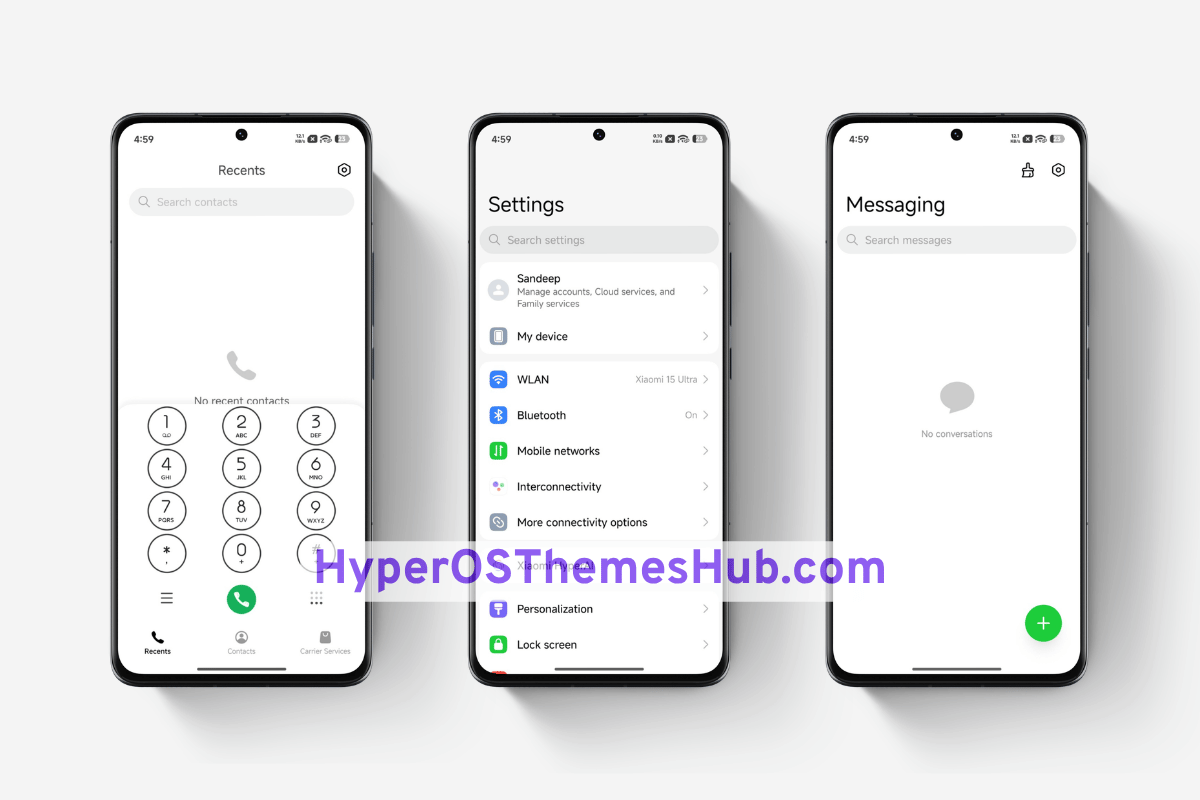 DARK PROJECT HyperOS Theme for Xiaomi, REDMI, & POCO 3 HyperOSThemesHub.com 9 DARK PROJECT HyperOS Theme