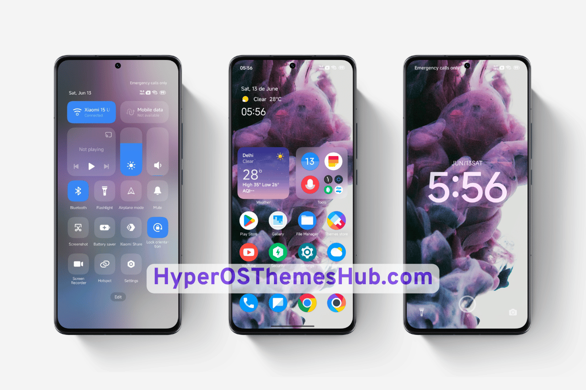 HyperOSThemesHub.com 10 Flame Gradient HyperOS Theme