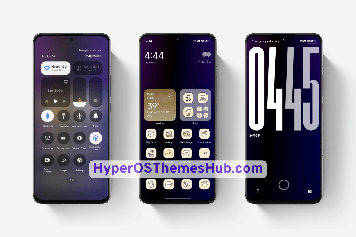 Grade 3 HyperOS Theme for Xiaomi, REDMI, & POCO 2 HyperOSThemesHub.com 29 Grade 3 HyperOS Theme