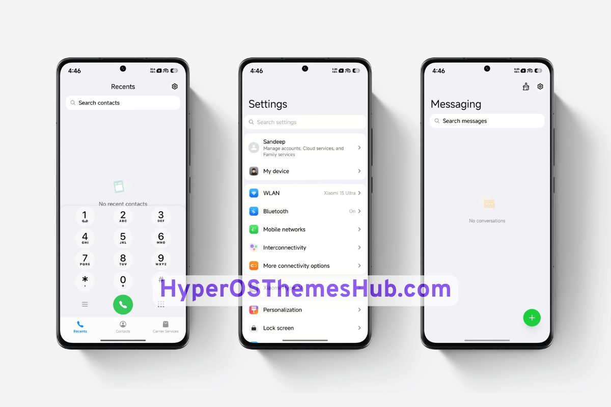 Grade H3 HyperOS Theme for Xiaomi, REDMI, & POCO 3 HyperOSThemesHub.com 32 Grade H3 HyperOS Theme