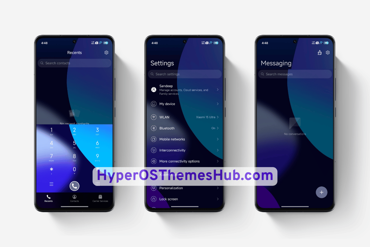 Reduced Pattern HyperOS Theme for Xiaomi, REDMI, & POCO 3 HyperOSThemesHub.com 35 Reduced Pattern HyperOS Theme