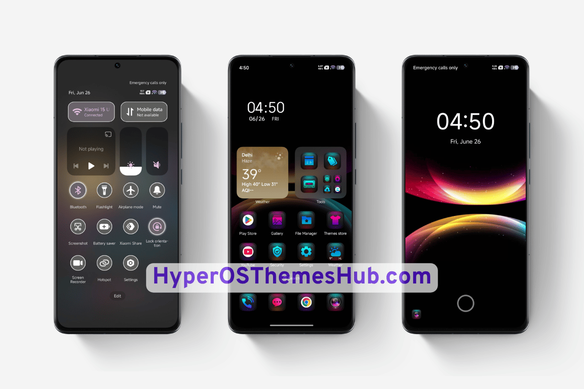 Reduced Aurora HyperOS Theme for Xiaomi, REDMI, & POCO 2 HyperOSThemesHub.com 37 Reduced Aurora HyperOS Theme