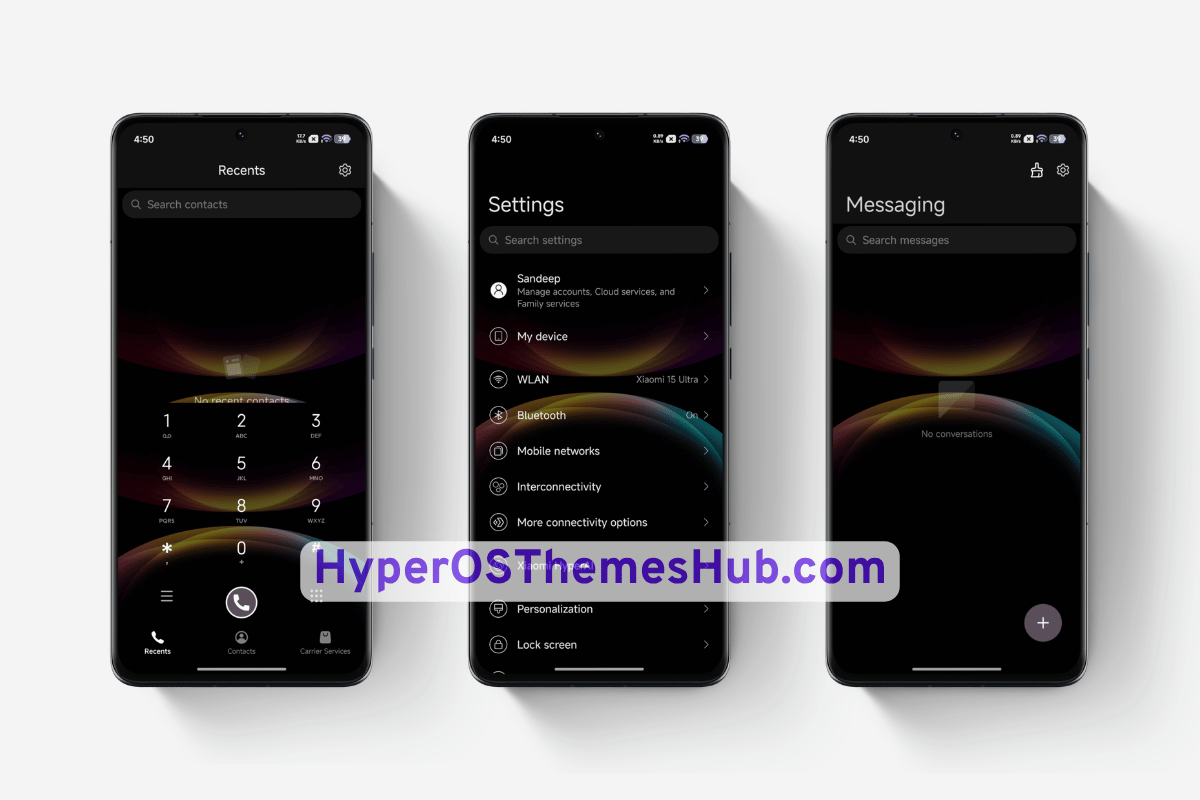 Reduced Aurora HyperOS Theme for Xiaomi, REDMI, & POCO 3 HyperOSThemesHub.com 38 Reduced Aurora HyperOS Theme