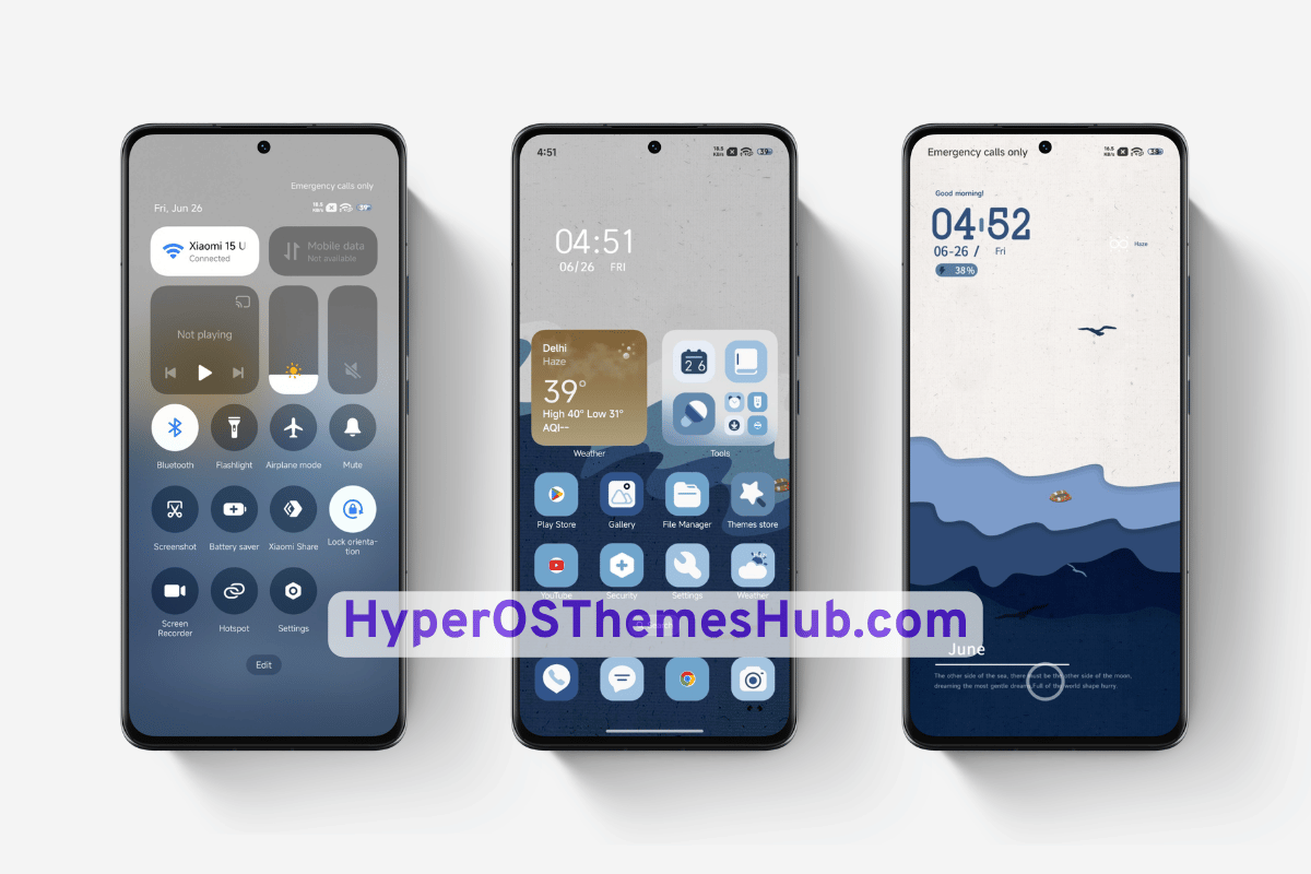 Across the Sea HyperOS Theme for Xiaomi, REDMI, & POCO 2 HyperOSThemesHub.com 39 Across the Sea HyperOS Theme