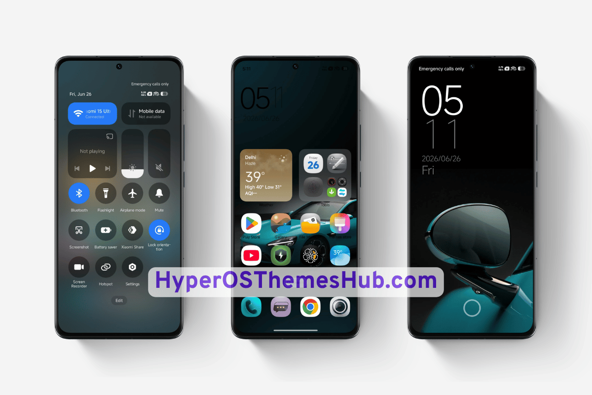 Xiaomi SU7 HyperOS Theme for Xiaomi, REDMI, & POCO 2 HyperOSThemesHub.com 52 Xiaomi SU7 HyperOS Theme