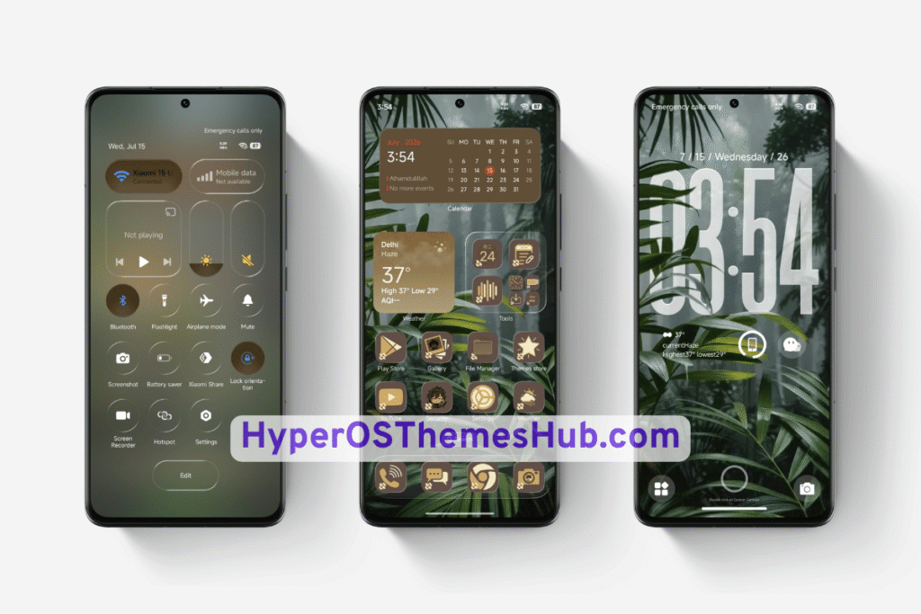 CardM HyperOS Theme for Xiaomi, REDMI, & POCO 2 HyperOSThemesHub.com CardM HyperOS Theme