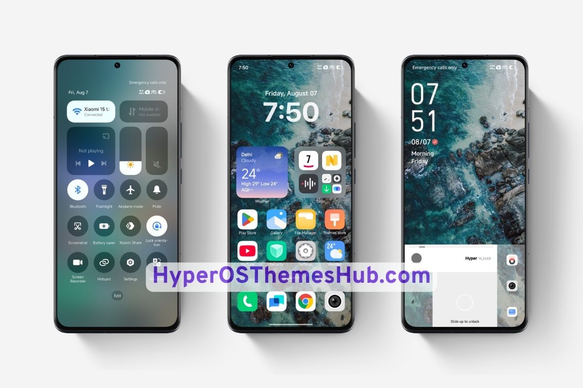 Orange UI HyperOS Theme for Xiaomi, REDMI, & POCO 2 HyperOSThemesHub.com 2 Orange UI HyperOS Theme