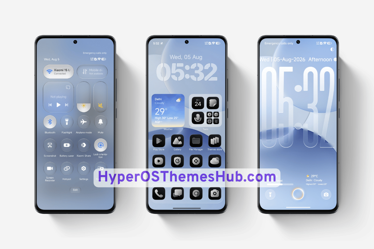 OX B1 HyperOS Theme for Xiaomi, REDMI, & POCO 2 HyperOSThemesHub.com 23 OX B1 HyperOS Theme