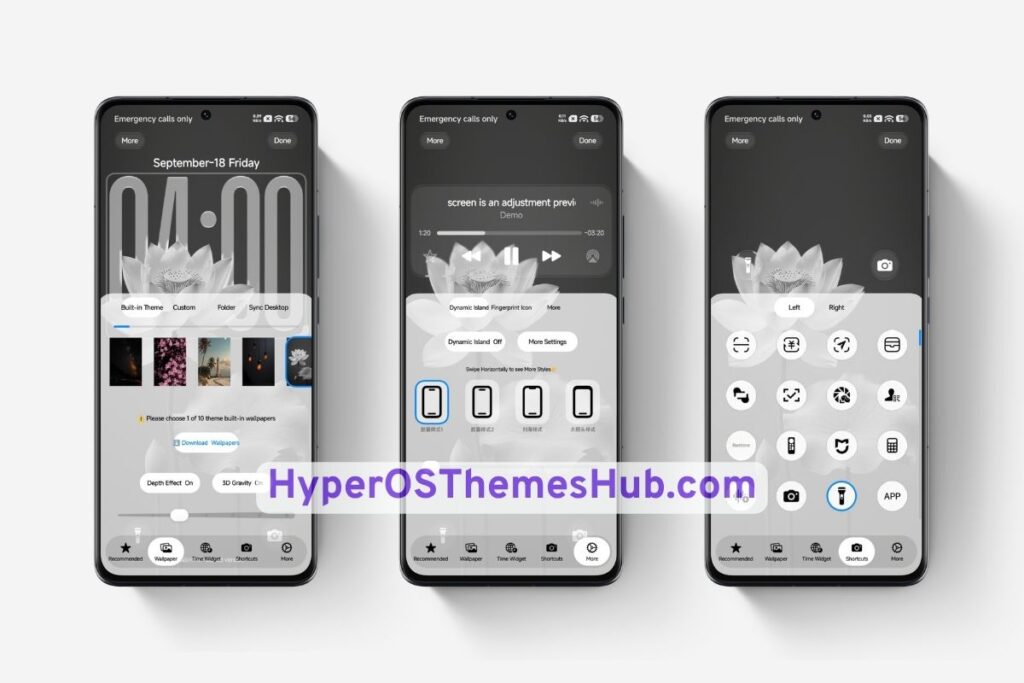 HyperOSThemesHub.com 14 Nebula Noir HyperOS Theme