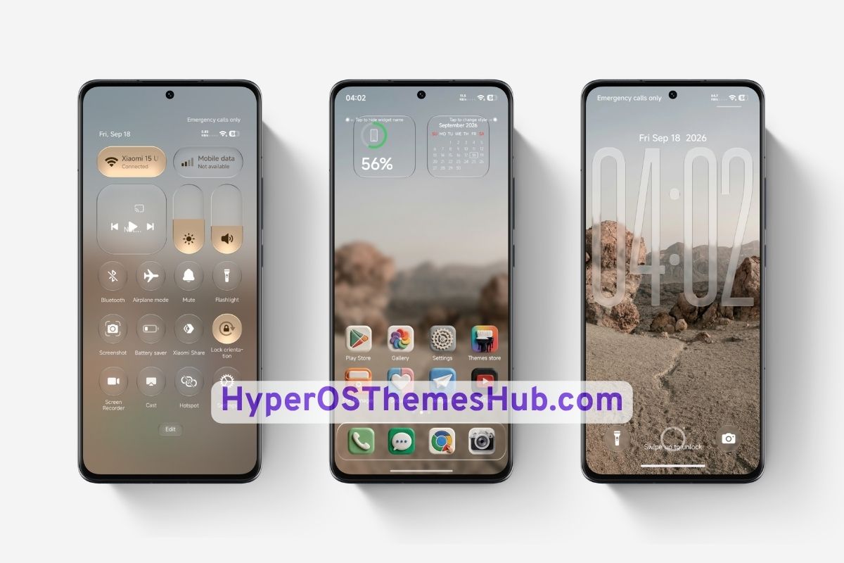 OX CLAY HyperOS Theme for Xiaomi, REDMI, & POCO 2 HyperOSThemesHub.com 15 1 OX CLAY HyperOS Theme