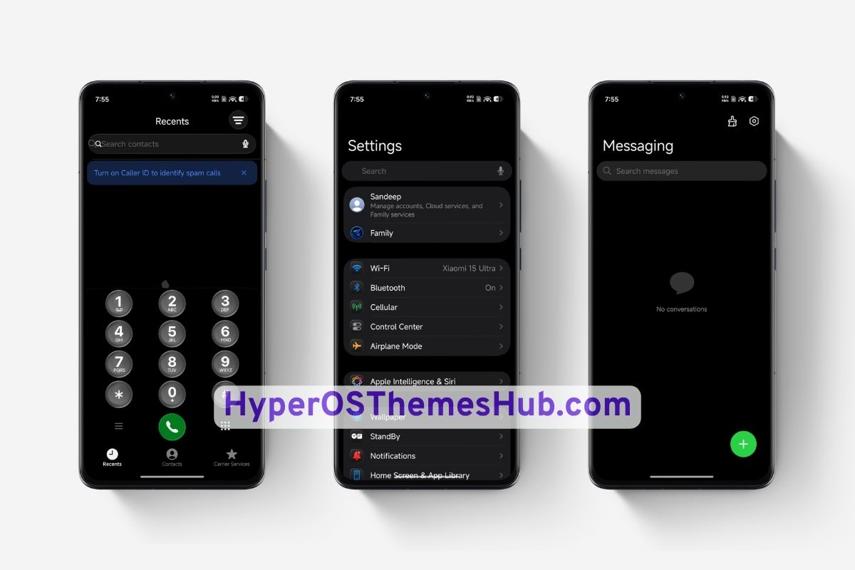 Dark Ret V HyperOS Theme for Xiaomi, REDMI, & POCO 3 HyperOSThemesHub.com 19 Dark Ret V HyperOS Theme