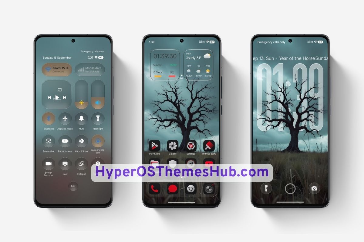 HyperOSThemesHub.com 4 1 Duskred HyperOS Theme