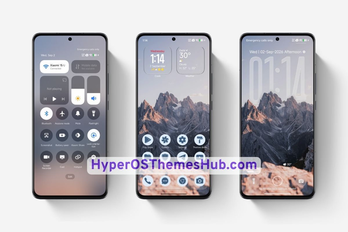 OX M2 HyperOS Theme for Xiaomi, REDMI, & POCO 2 HyperOSThemesHub.com 40 OX M2 HyperOS Theme