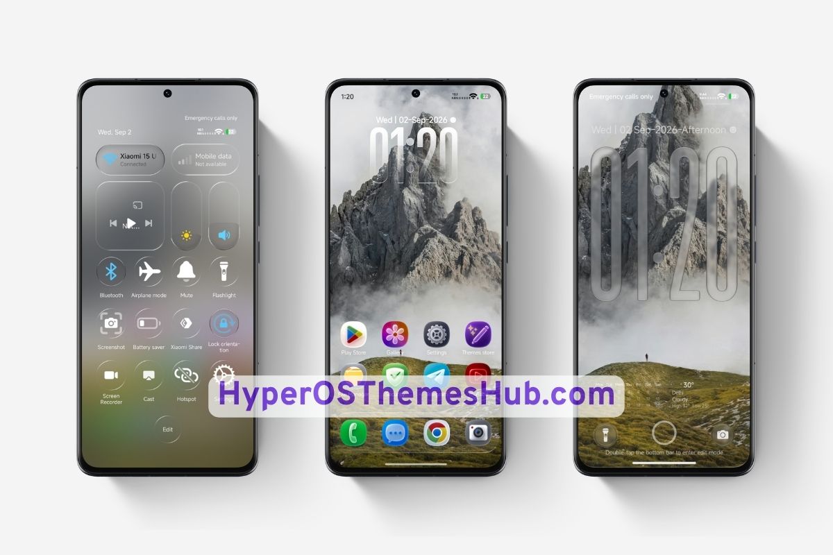 HyperOSThemesHub.com 47 OX S1 HyperOS Theme