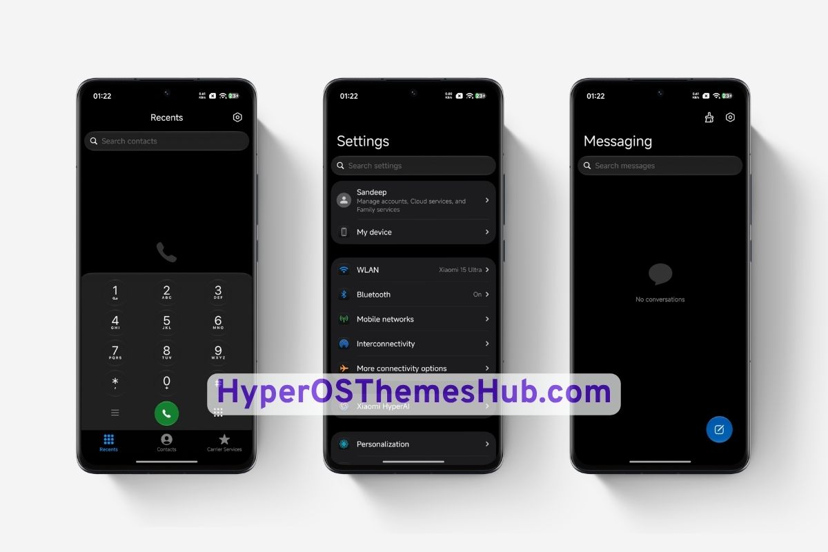 Translucent HyperOS Theme for Xiaomi, REDMI, & POCO 3 HyperOSThemesHub.com 51 Translucent HyperOS Theme