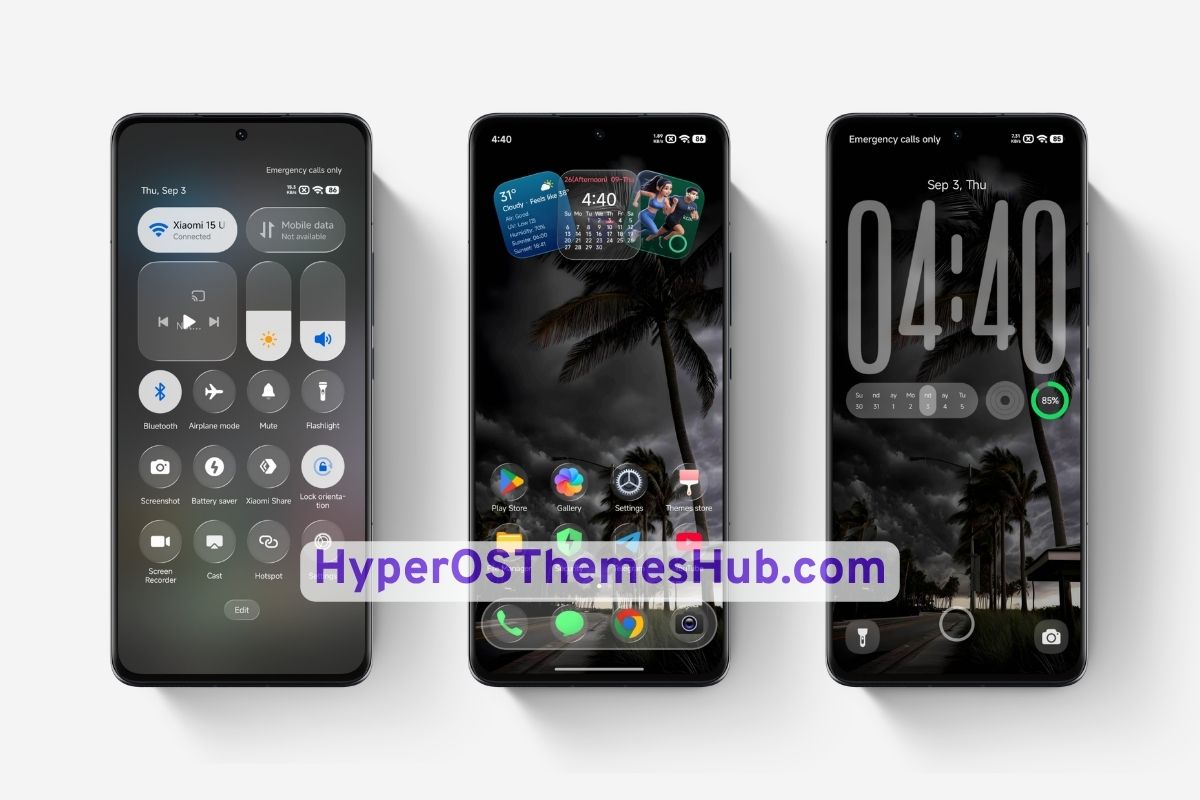 HyperOSThemesHub.com 65 Velvet HyperOS Theme