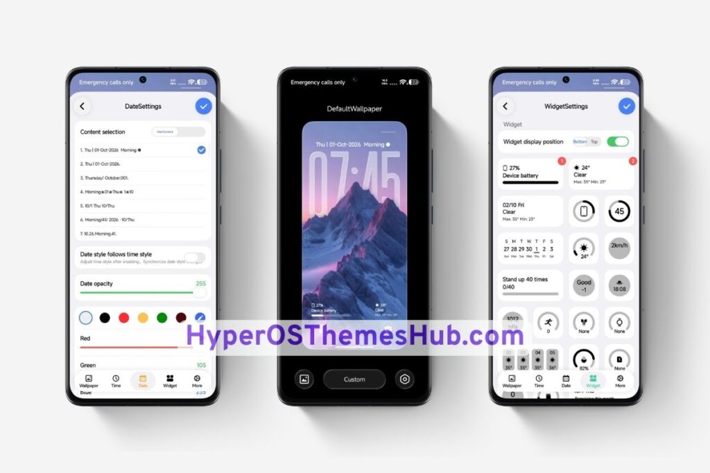 HyperOSThemesHub.com 58 Aquora HyperOS Theme
